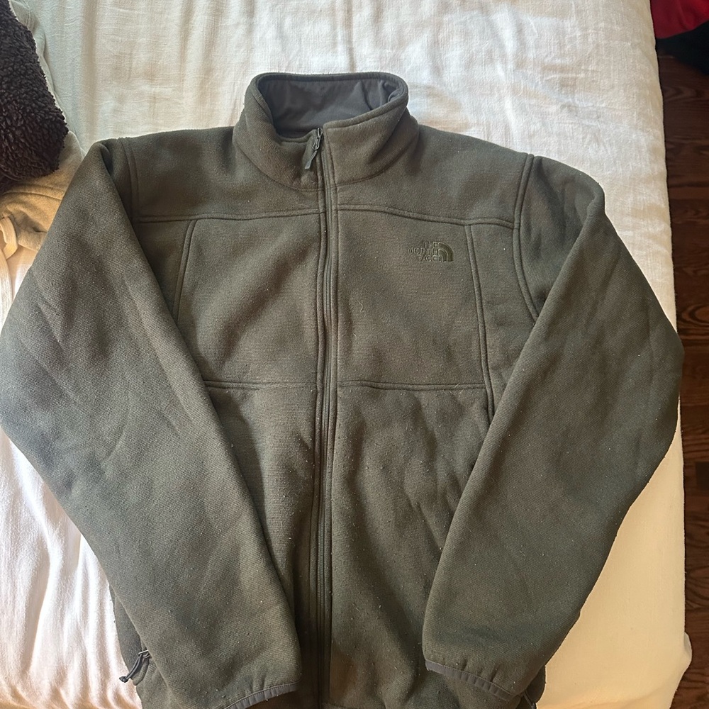 The North Face Taupe Fleece Jacket